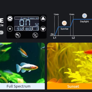 FG-199 WRGB LED Aquarium Light – Full Spectrum Lighting with Weather Effects & 24/7 Smart Cycle - Image 10
